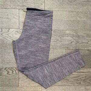 Tuff Athletics Blue/Purple/White Pattern Cropped Leggings Size M